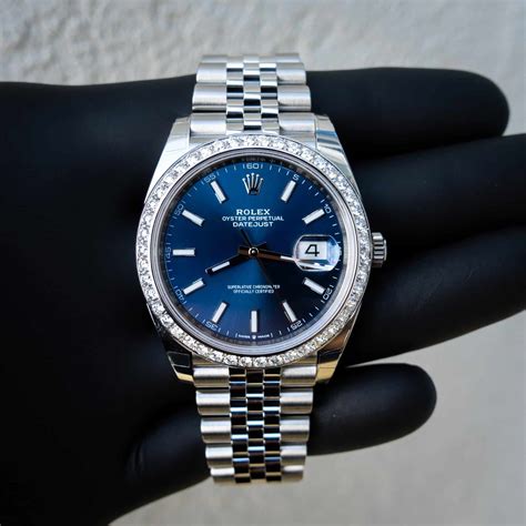 diamond face for rolex datejust|Rolex Datejust 41mm diamond bezel.